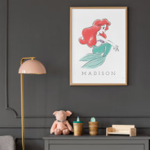 Disneyprinsessan Ariel Akvarell | Flickrum