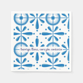 Disño mexiano estilo talavera pappersservett