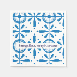 Disño mexiano estilo talavera pappersservett