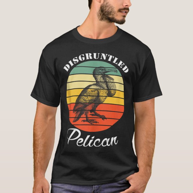Disntled Pelican Funny Quote Tank Top  T Shirt (Framsida)