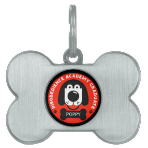 Disobedience Hund School Funny ID-bricka Husdjur