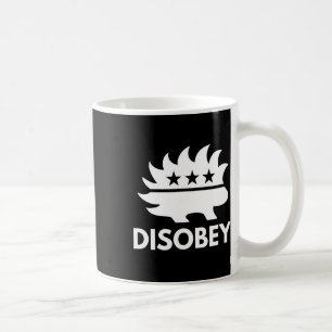 Disobey Libertarian Porcupine ResistTyranny Gift Kaffemugg