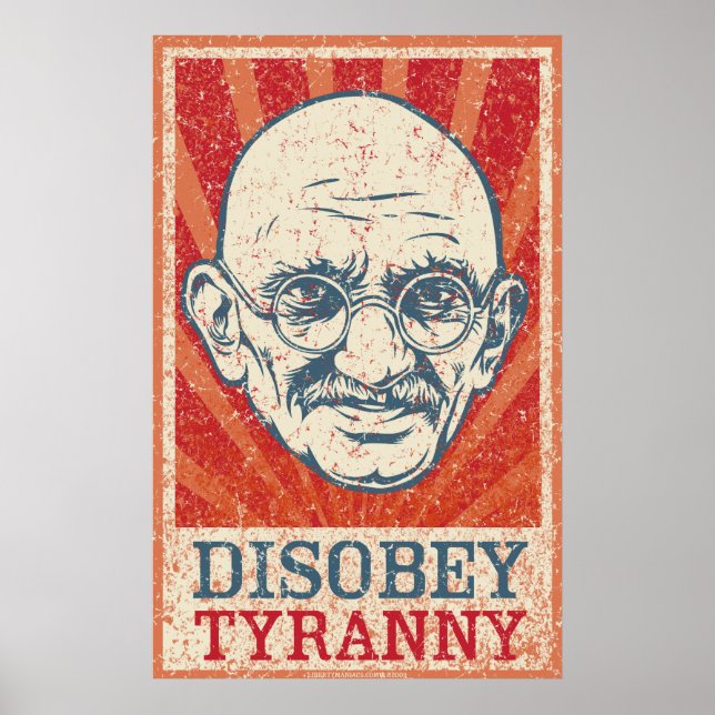 Disobey Tyranny Poster (Framsidan)