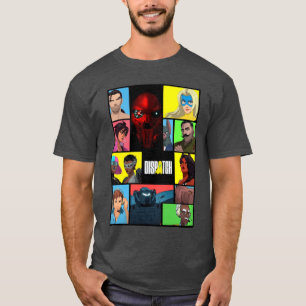 Dispatch Video Game Collage Design familj T Shirt