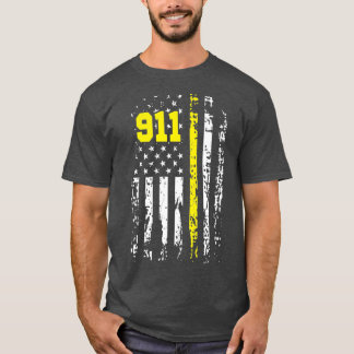 Dispatcher 911 First Responder USA Dispatcher T Shirt