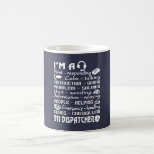 Dispatcher 911 kaffemugg
