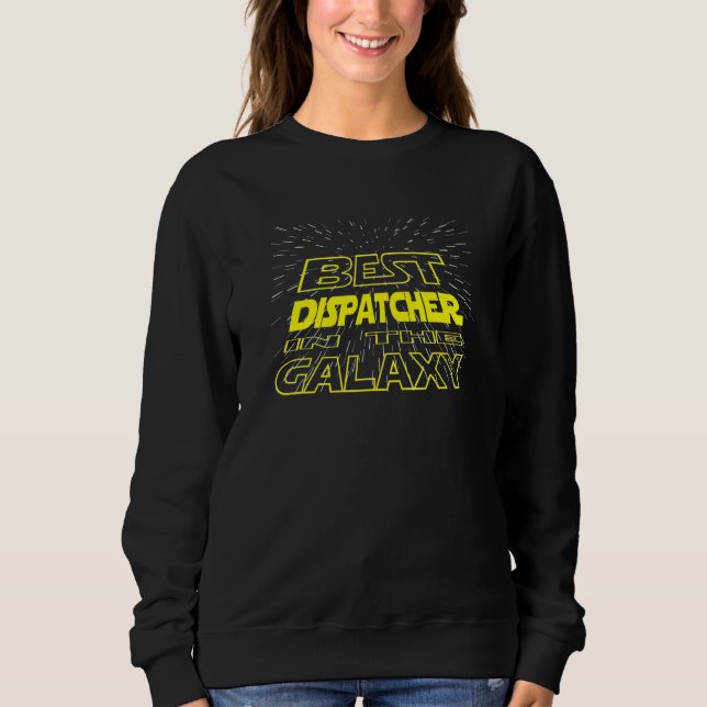 Dispatcher Coola Galaxy-jobb T Shirt (Framsida)