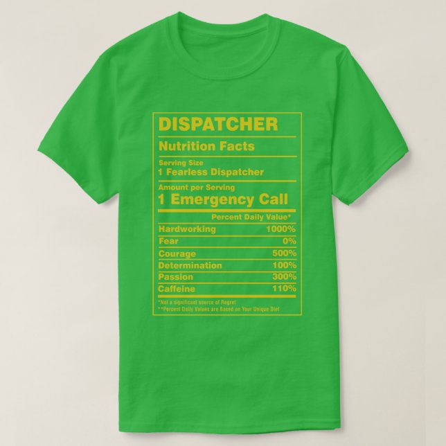 Dispatcher för näringsfakturor t shirt (Design framsida)