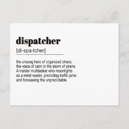 Dispatcher Gift, polis Vykort