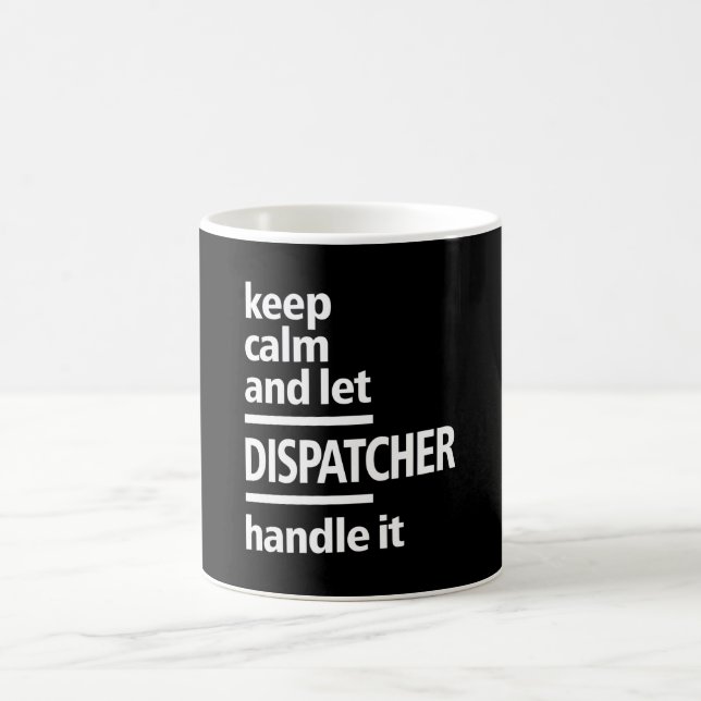 Dispatcher Job Title Gift Kaffemugg (Center)