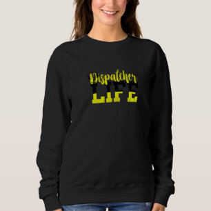 Dispatcher Liv 911 Operatör Amerika Flagga Tunn Gu T Shirt