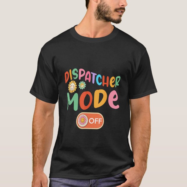 Dispatcher Mode Off Costume Summer Vacation  Flowe T Shirt (Framsida)