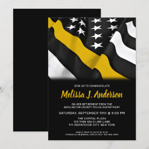 Dispatcher Pension Personlig Thin Guld Line Inbjudningar