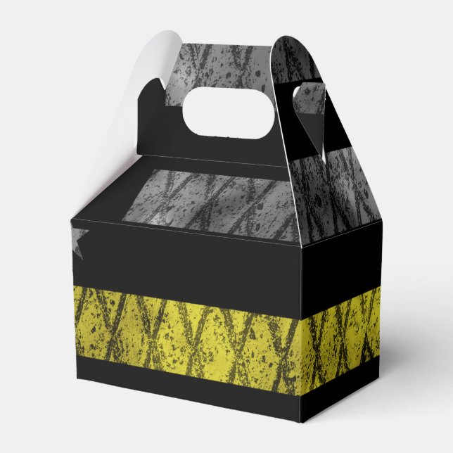 Dispatcher Thin Gult Line-Flagga Presentaskar (Framsidan Sidan)