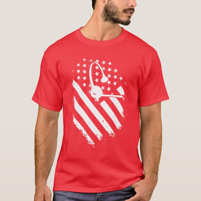 Dispatcherflagga Tee Shirt (Framsida)