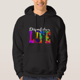 Dispatchers Liv Målning Nödsituation Allmän Säkerh Hoodie