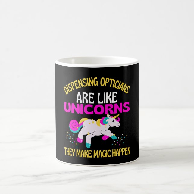 Dispenserande Optician Unicorn , Magic Unicorn Kaffemugg (Center)