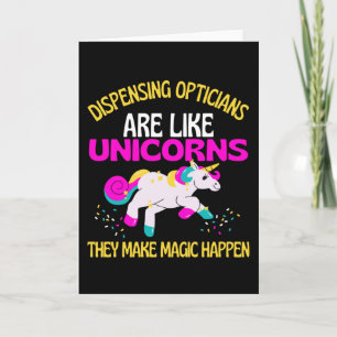 Dispenserande Optician Unicorn , Magic Unicorn Kort