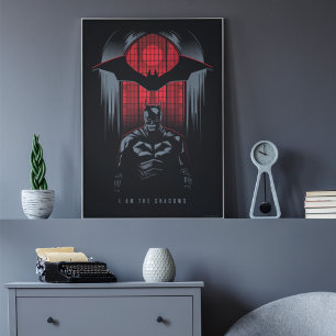 Disposition för fönstret Batman Poster