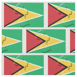 Disposition för Patriotic GUYANA FLAGGA Karta Tyg