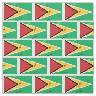 Disposition för Patriotic GUYANA FLAGGA Karta Tyg