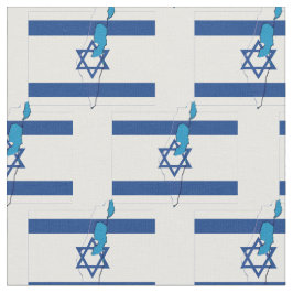 Disposition för Patriotic ISRAEL FLAGGA Karta Tyg