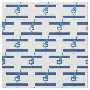 Disposition för Patriotic ISRAEL FLAGGA Karta Tyg