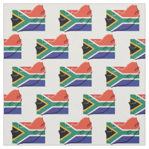 Disposition för Patriotic SOUTH AFRIKA FLAGGA Kart Tyg