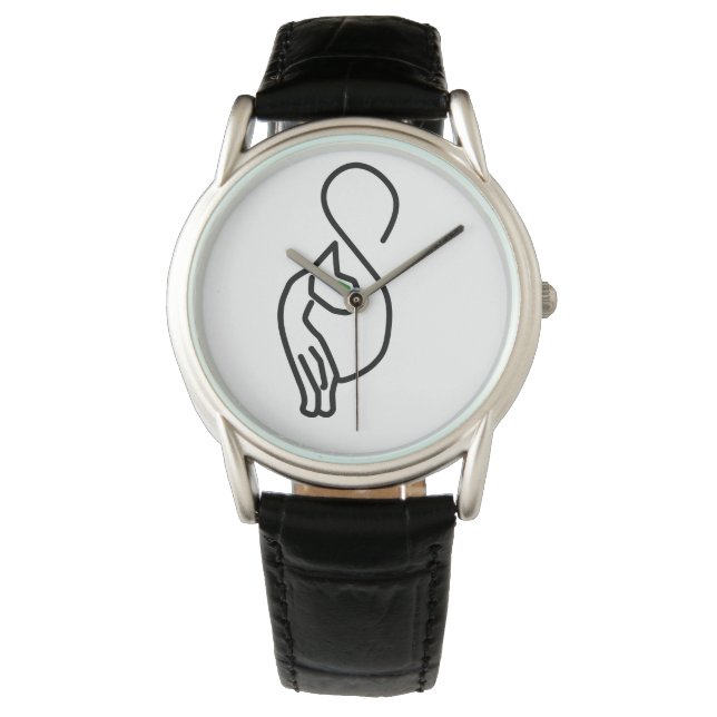 Disposition snyggt Kattunge Armbandsur (Framsida)