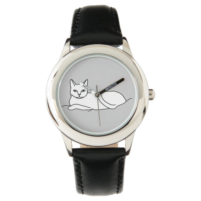 Disposition teckning, kattläggning, anpassningsbar armbandsur (Framsida)