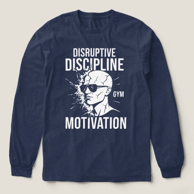 Disruptive Discipline: Hardcore Mindset Gym Tee (Design framsida)