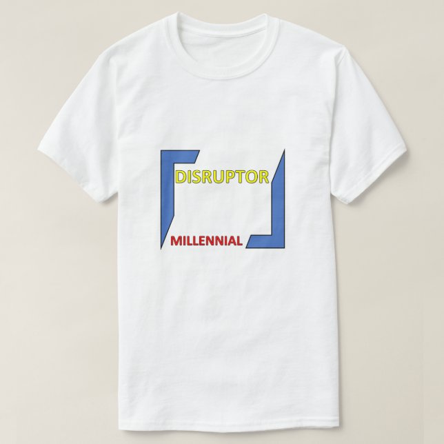 DISRUPTOR MILLENNIAL T-Shirt (Design framsida)