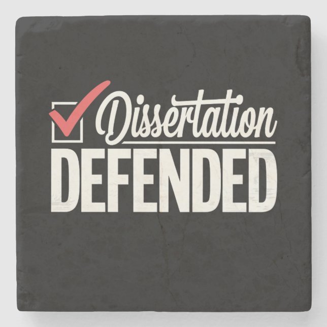 Dissertation Defended PhD Student Studenten Stenunderlägg (Framsidan)