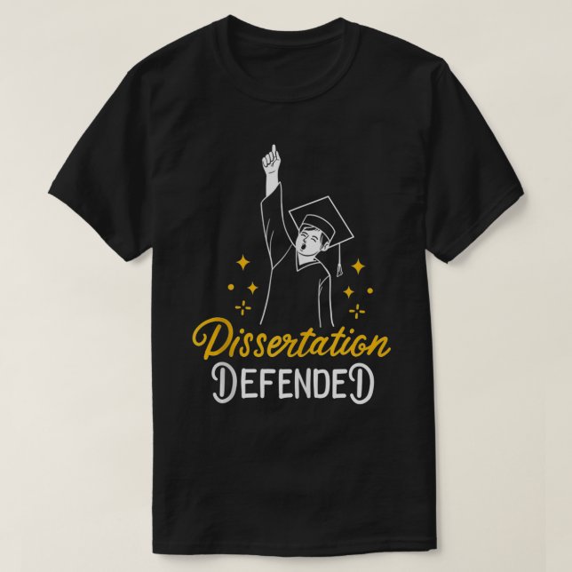 Dissertation Ph T Shirt (Design framsida)