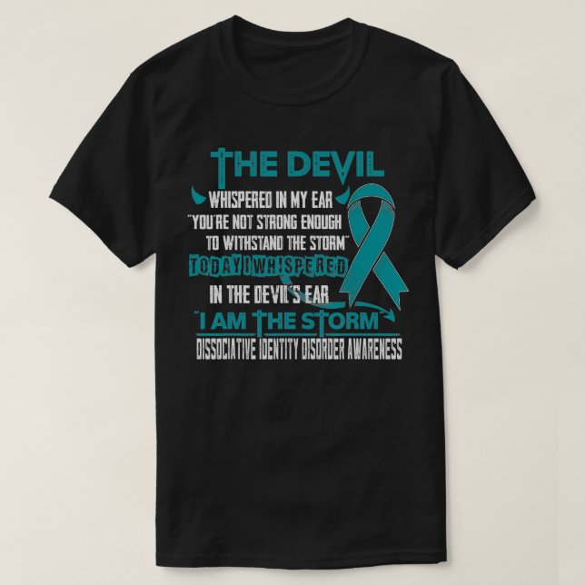 Dissociativ identitetsstörning Jag är Storm Devi T Shirt (Design framsida)