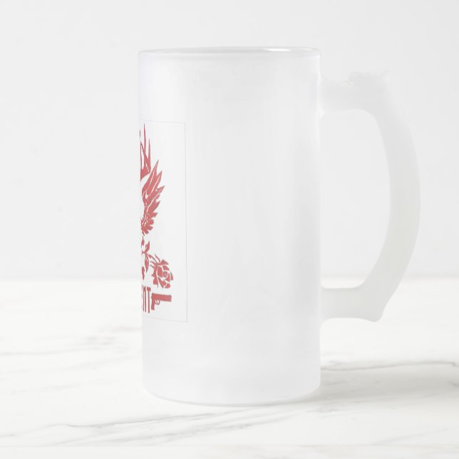 Dissonant frostad ölbägare frostat ölglas (Höger)