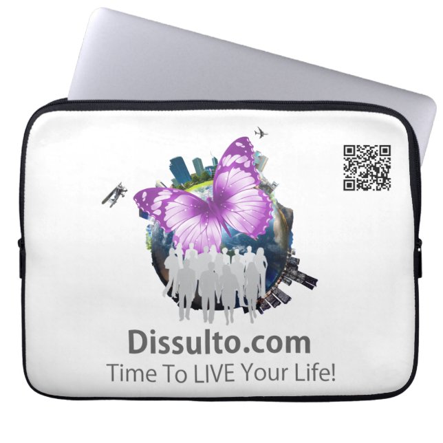 Dissulto - Laptop sleeve 13 tum (Framsidan)
