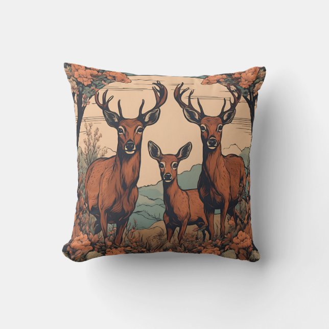 Dist Hjort av kategori D1 Kudde (Framsida)