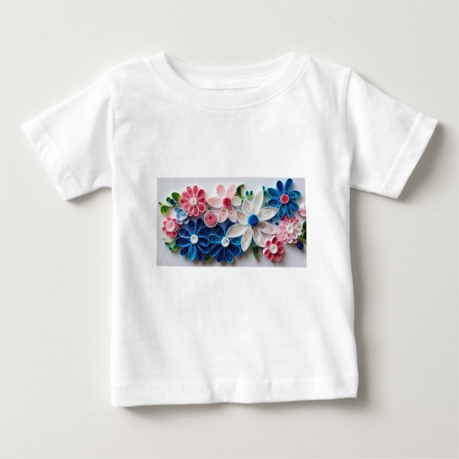 "Dist Pappra fyllningsblommor" T Shirt (Framsida)