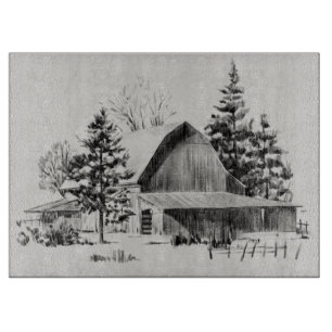 Distant Barn Sketch II