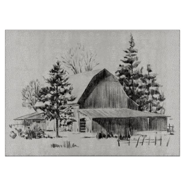 Distant Barn Sketch II (Framsidan)