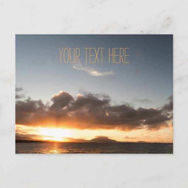 Distant Sunset | Dominikanska republiken Vykort (Framsida)