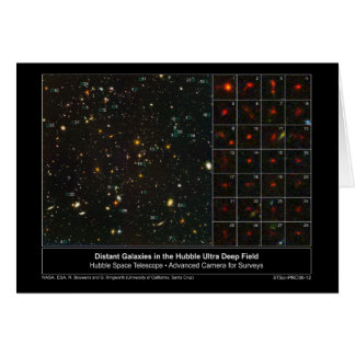 DistantGalaxiesInUltraDeepField-2006-12 Hälsningskort