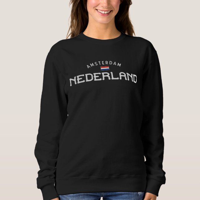 Disted Amsterdam Nederland (Nederländerna) T Shirt (Framsida)