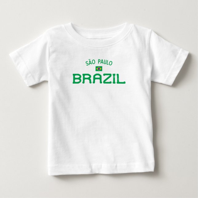 Disted Sao Paulo Brasilien T Shirt (Framsida)