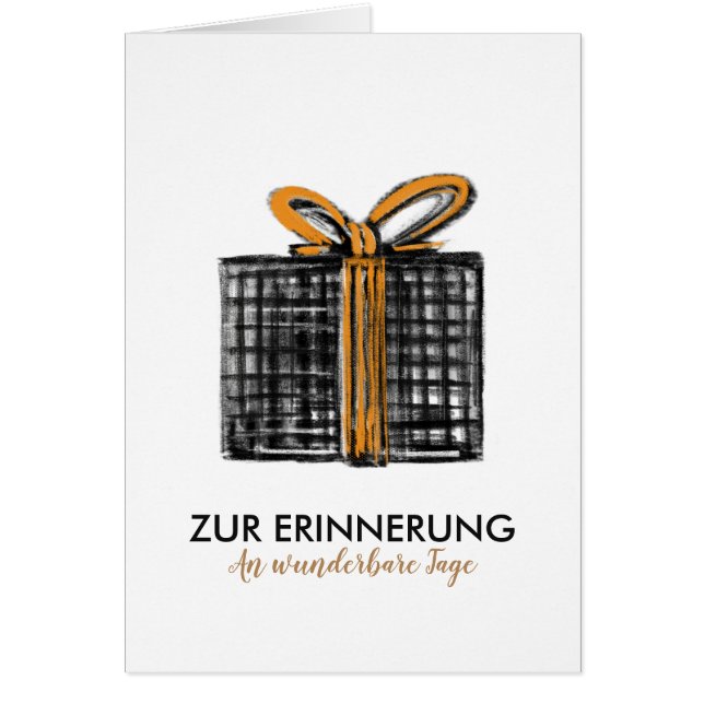 Distelblüten Hälsningskort (Framsidan)