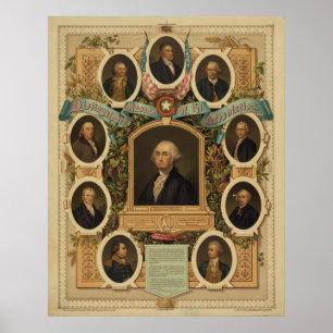 Distingerade Masons av amerikanrevolutionen Poster