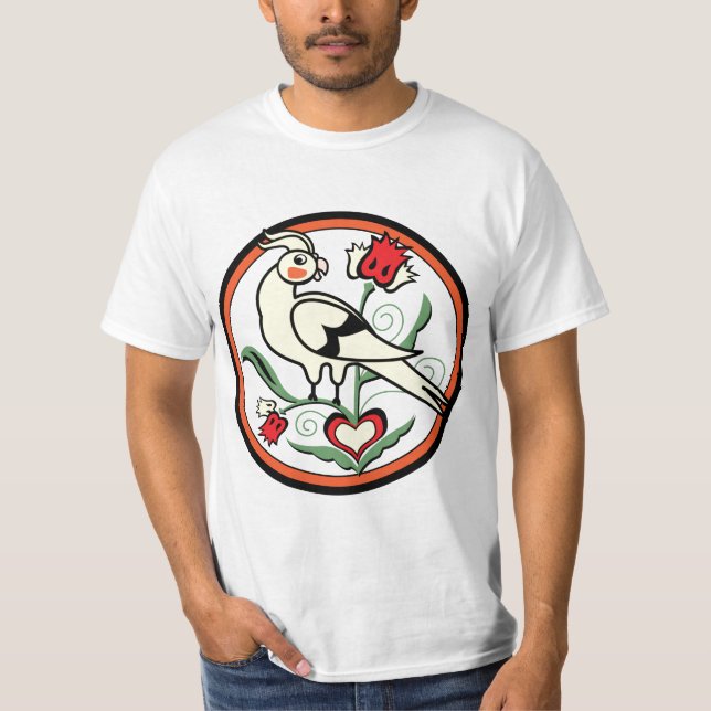 Distlefink Cockatiel T-shirt (Framsida)