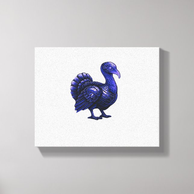 Distopisk Thanksgiving i Turkiet, klassiskt T-Shi Canvastryck (Framsida)