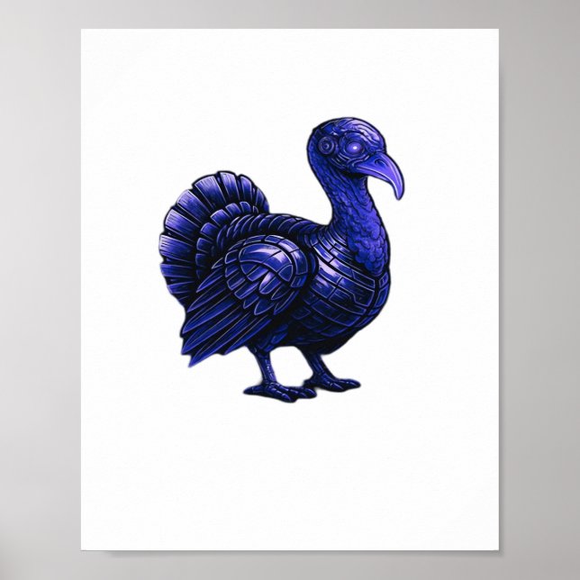 Distopisk Thanksgiving i Turkiet, klassiskt T-Shi Poster (Framsidan)